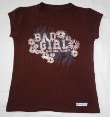 Blusa marrom Bad Girl