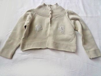 Casaco de linha infantil